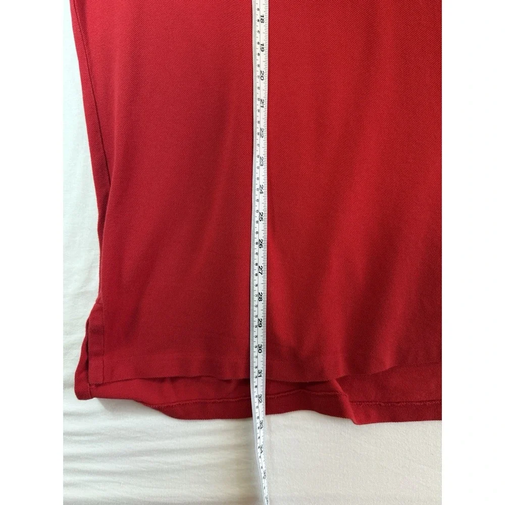 Polo Ralph Lauren Men's LT Big & Tall Red Long Sleeve Polo Cotton Pony